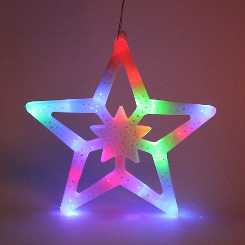 Фигура светодиодная 30 см,"Звезда" мультицвет