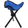 Табурет складной до 100кг "Тринога" 30*30*38 см синий