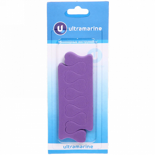 Разделители для пальцев ног на блистере "Ultramarine - сердца", цвет микс