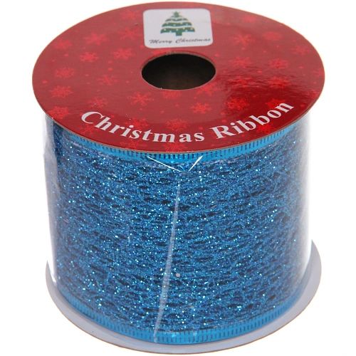 Лента для декорирования Сказка 6,3 см, 2,7 м, Сапфир_7