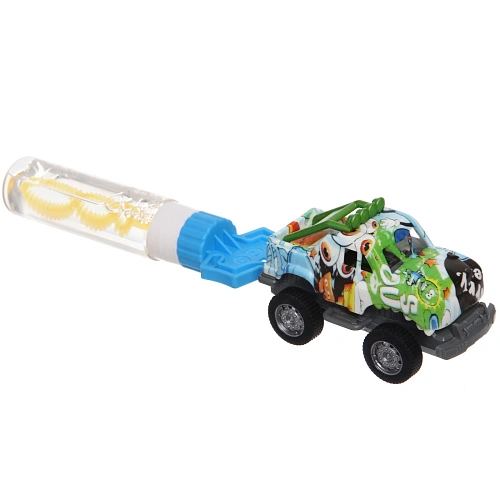 Мыльные пузыри Тачка 24 см, 80 мл, с запуском_13