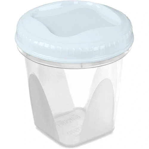 Банка с завинчивающейся крышкой "Тондо" 1,7л светло-голубая С289СГЛ