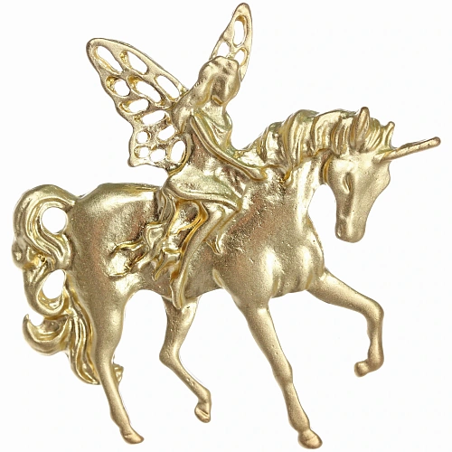 Брошь Best Podarok - Падающая Звезда, цвет золото, 55см_3