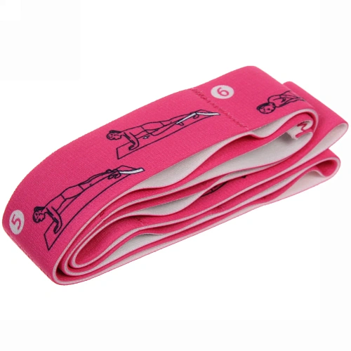 Резинка для фитнеса Stretch 954 с упражнениями, микс_30
