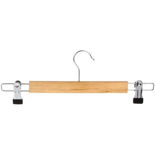 Плечики деревянные для брюк с зажимами "ТАРТИТАН", 33 см