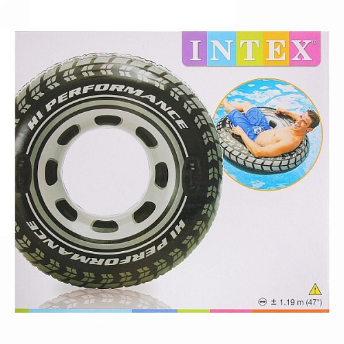 Круг для плавания 119 см с ручками High Velocity Tire Bestway (36102B)_8