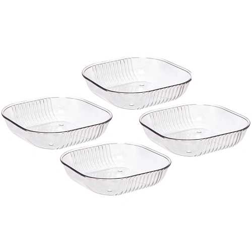 Салатник пластиковый "Terra" в наборе 4шт 14,5*4см