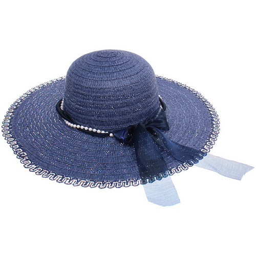 Шляпа женская с широкими полями TiraMiSu- Нинэль, соломенно-золотой , р58, ширина полей 11см_5