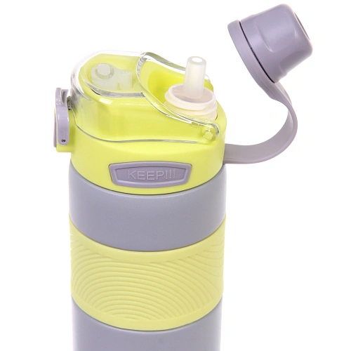 Термос 800мл Фитнесс, цвет серый _5