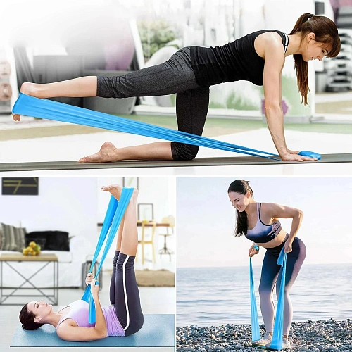 Жгут для йоги 0,45 мм15 см2 м (туба) розовый_8