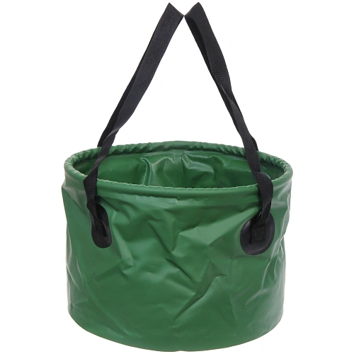 Ведро складное  туристическое 15л зеленое_3