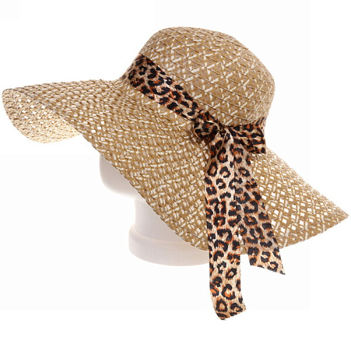 Шляпа женская с широкими полями TiraMiSu- Стелла, микс 8 цветов, р58, ширина полей 14 см_4