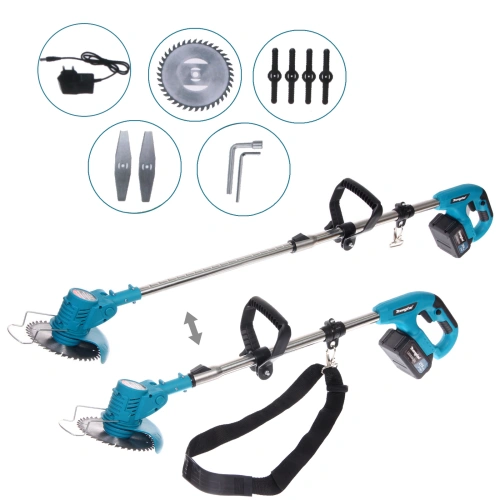 Триммер аккумуляторный Mengtai (21В, 3,0Ач Li-ion аккум. 1шт, ЗУ) MGT-6