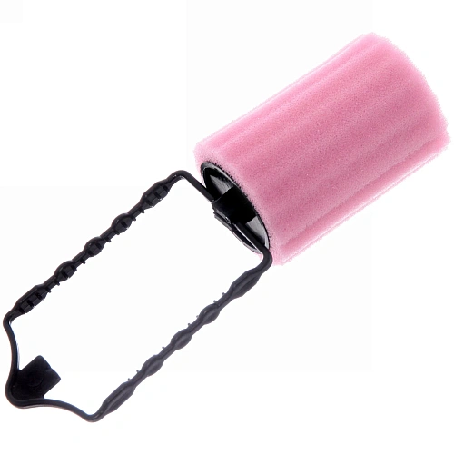 Бигуди поролоновые с зажимом 6шт Styling, цвет розовый, d=4,5см_9