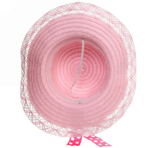 Шляпа женская с широкими полями TiraMiSu- Афина, микс  цветов, р58, ширина полей 10 см_13