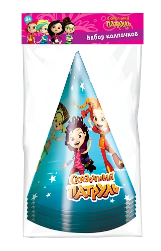 Сказочный патруль. Набор колпачков (бирюзовые), 6 шт