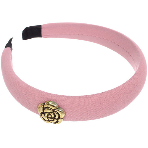 Ободок для волос МАРЦИПАН, кларис, ширина 2,5см, микс 6 цветов ( в пакете с подвесом)_6