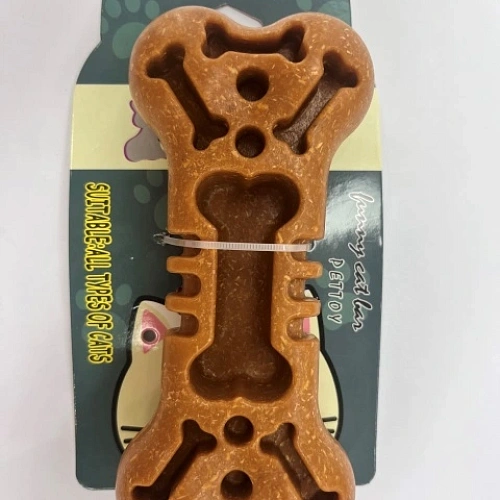 Игрушка - грызак "Счастливый БРО", косточка, 15*6,5*2,5см / 145гр