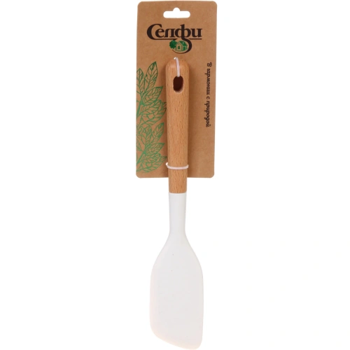 Лопатка кухонная силиконовая со скошенным краем "CooKstyle" 28*5см