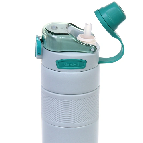 Термос 800мл Фитнесс, цвет светло-голубой _6