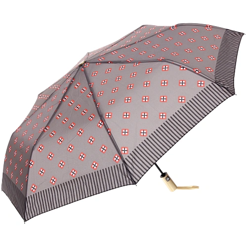 Зонт женский полуавтомат Канада, микс 6 цветов, 8 спиц, d-100см, длина в слож виде 30см_16