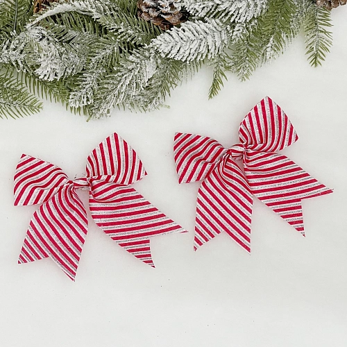 Бант на ёлку "Праздник" 15*15 см (набор 2 шт)