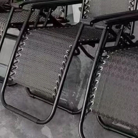 Шезлонг-кресло "Уют",177*64*113 см с подголовником, 2 положения, соты