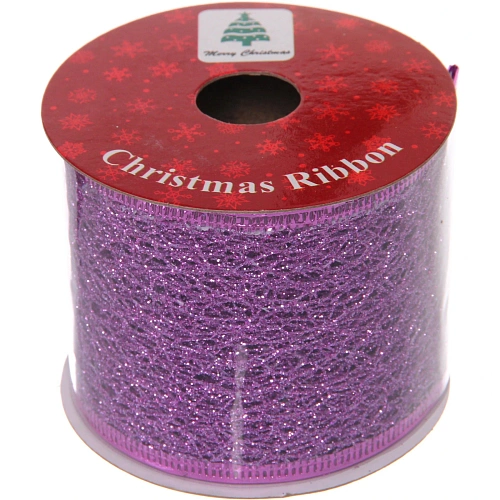 Лента для декорирования Сказка 6,3 см, 2,7 м, Фиолетовый_7