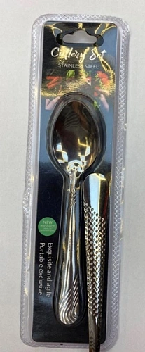 Набор ложек чайных 6шт "Точки" на блистере