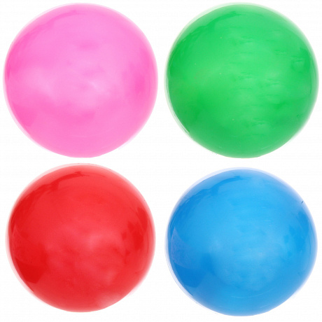Мяч 15 см "Яркий цвет", однотонный, цвет микс