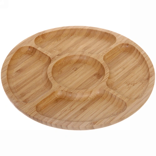 Менажница бамбуковая "SHEF" 24см 5секций