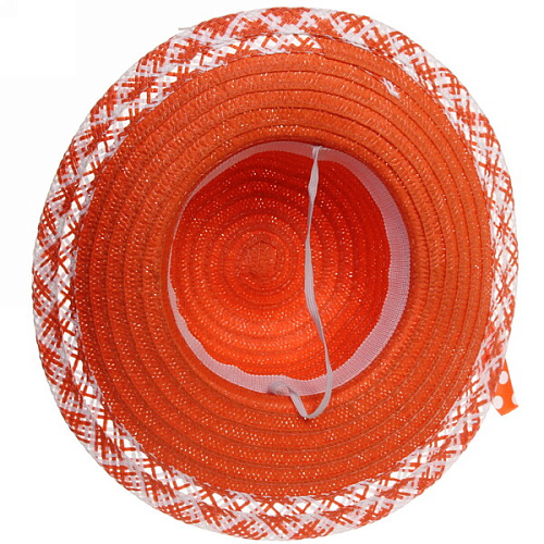 Шляпа женская с широкими полями TiraMiSu- Афина, микс  цветов, р58, ширина полей 10 см_24