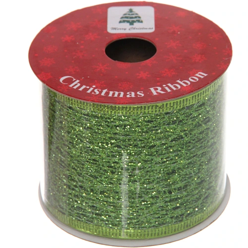 Лента для декорирования Сказка 6,3 см, 2,7 м, Салатовый_7