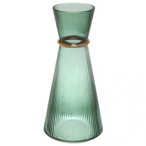 Ваза стеклянная "VIVALDI" 1350мл, зеленая