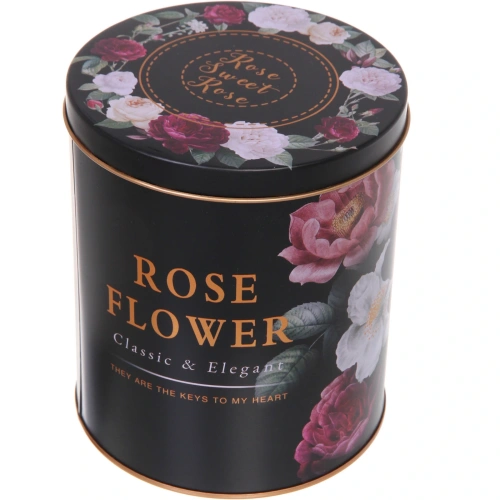 Банка для хранения металлическая "Цветочная магия" 2000мл