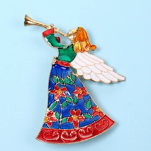 Брошь Рождественское чудо - Ангел, 53,5см_6