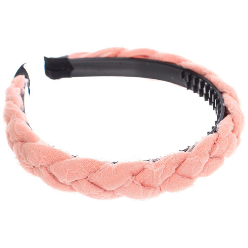 Ободок для волос МАРЦИПАН, миамо, ширина 1,5см, микс 6 цветов ( в пакете с подвесом)_5