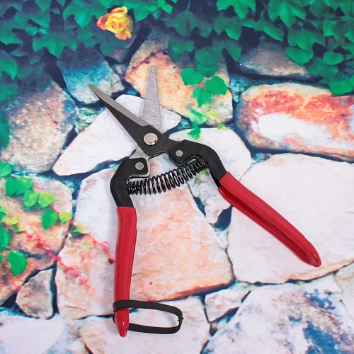 Ножницы садовые 7 (18см) Садовник металлические прорезиненые ручки ДоброСад_6