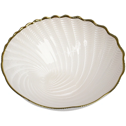 Салатник стеклянный Фьюжн 259см перламутр_3