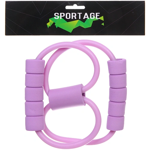 Эспандер трубчатый Индиго (нагрузка 4,5-6,8 кг), сиреневый_8