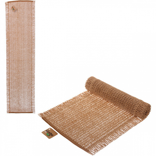 Салфетка-дорожка на стол 30*120см плетеная, цвет пшеничный