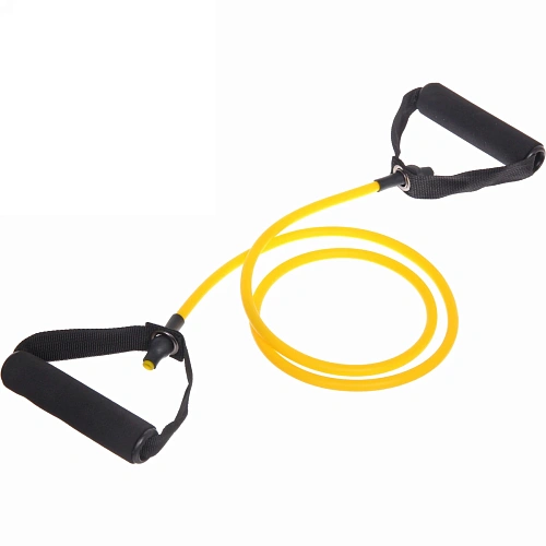 Эспандер трубчатый Life 1,30 м (нагрузка 4,5-6,5 кг), жёлтый_3