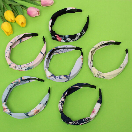 Ободок для волос Beauty Gallery - Sabrina, ширина 2,8см, микс 6 цветов _9