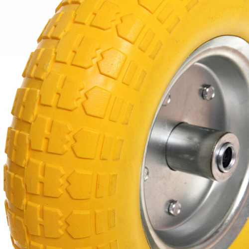 Колесо к тачке 13 4,00-6 (ось 16мм) вспененный полиуретан_8