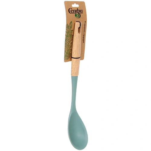 Ложка кухонная силиконовая OLIVA 35,5см_3