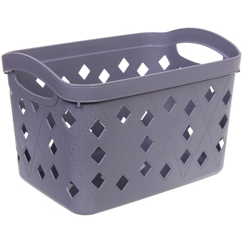 Корзинка для хранения "ЭНИГАРТ", цвет пыльно серый, 31.8*21.5*20.3см 