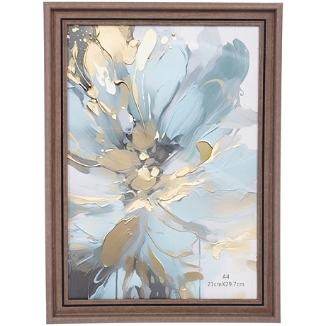 Фоторамка 30*21см "Дипломат" темное дерево, пластик