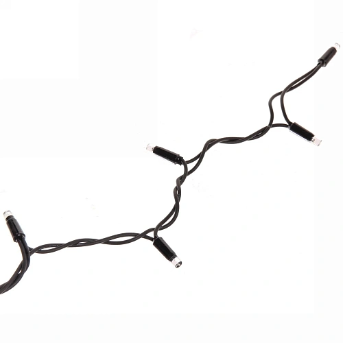 Гирлянда для улицы БАХРОМА Мерцание ш5м в4060см 180 ламп LED, черный провод, IP-65, Белый  (возможность соединения)_8