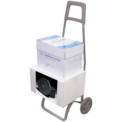 Тележка хозяйственная с сумкой (934030см, колеса 15см,грузоподъемность до 40 кг) бордовая_4