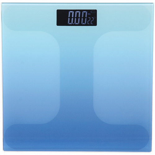 Весы напольные электронные "Градиент" 28*28*0,5 см (работает от 2хААА)